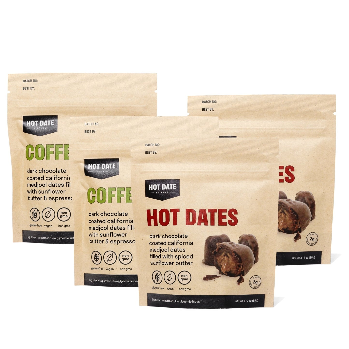 Combo - Four Pack (3 dates per pouch)