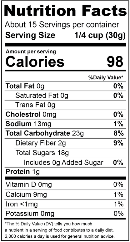 Blueberries, Juice Sweetened