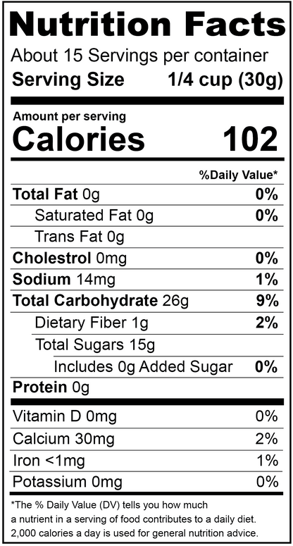 Mango Chunks, Low Sugar, Imported
