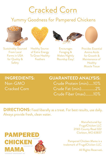 Premium Cracked Corn - Grown in Missouri for Pet Chickens