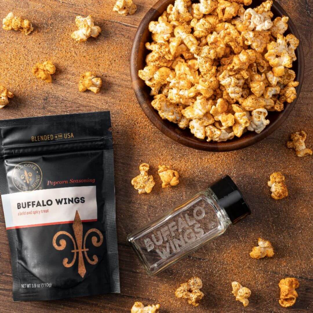 Buffalo Wings Popcorn Seasoning | Spicy Gourmet Popcorn Flavor
