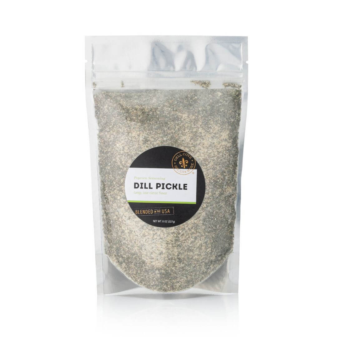 Dill Pickle Popcorn Seasoning | Tangy Gourmet Popcorn Salt