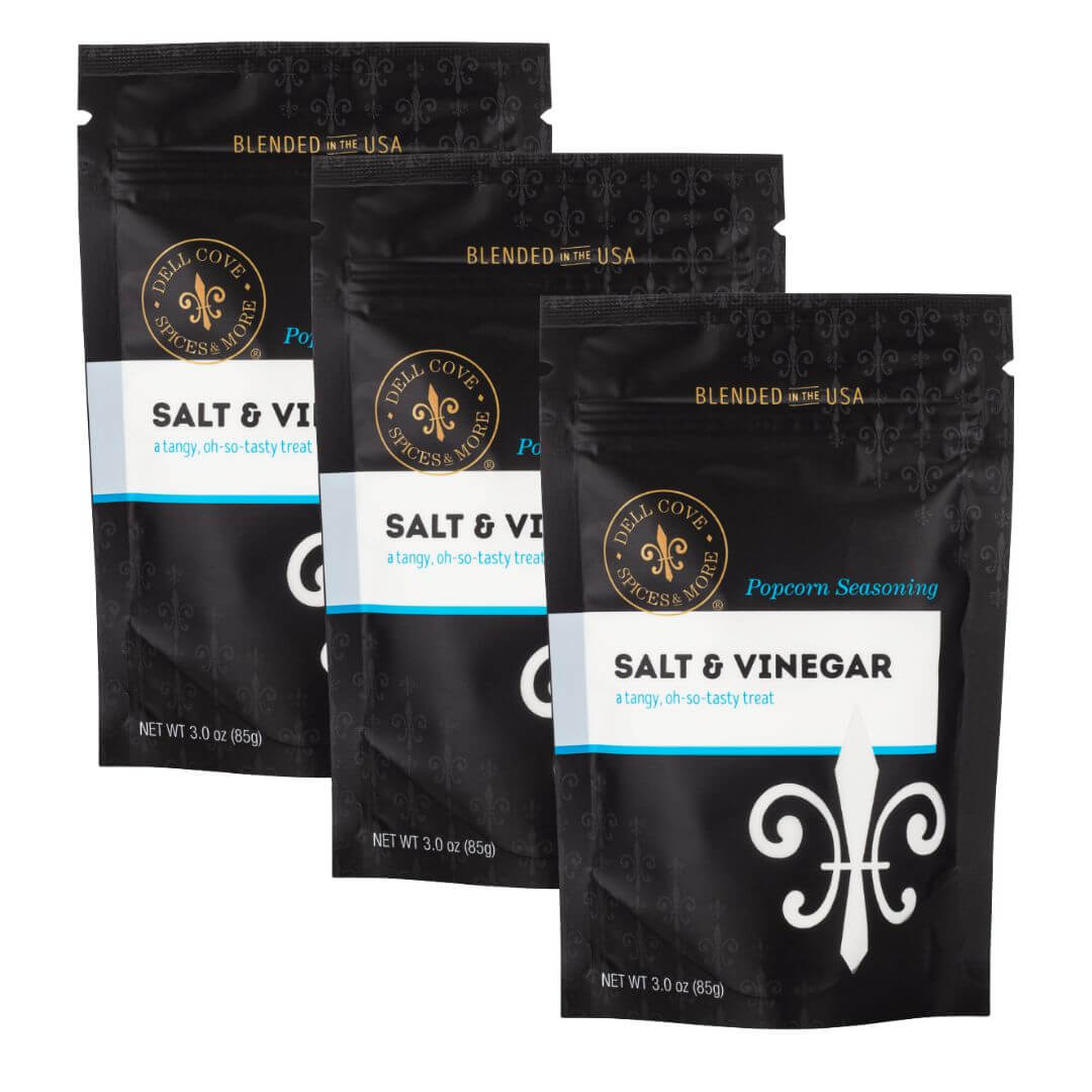 Salt & Vinegar Popcorn Seasoning | Tangy Gourmet Snack Flavor