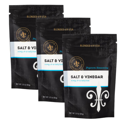 Salt & Vinegar Popcorn Seasoning | Tangy Gourmet Snack Flavor
