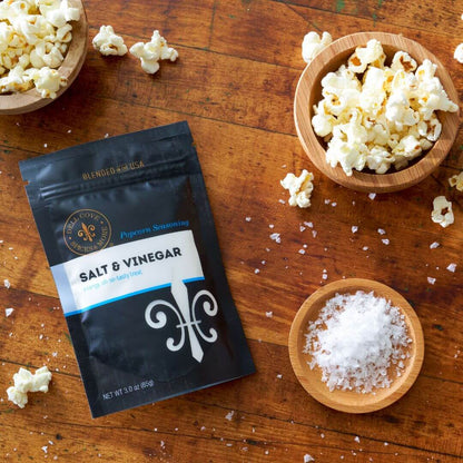 Salt & Vinegar Popcorn Seasoning | Tangy Gourmet Snack Flavor
