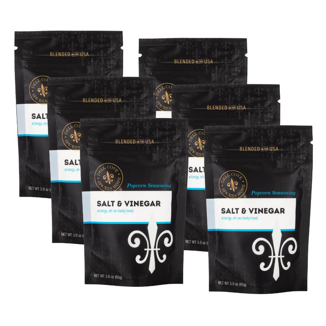 Salt & Vinegar Popcorn Seasoning | Tangy Gourmet Snack Flavor