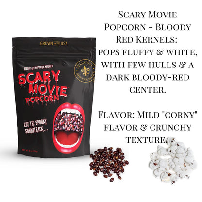 Scary Movie Popcorn - Bloody Red Kernels