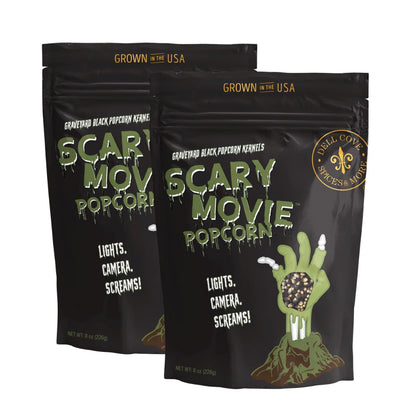 Scary Movie Popcorn - Graveyard Black Kernels
