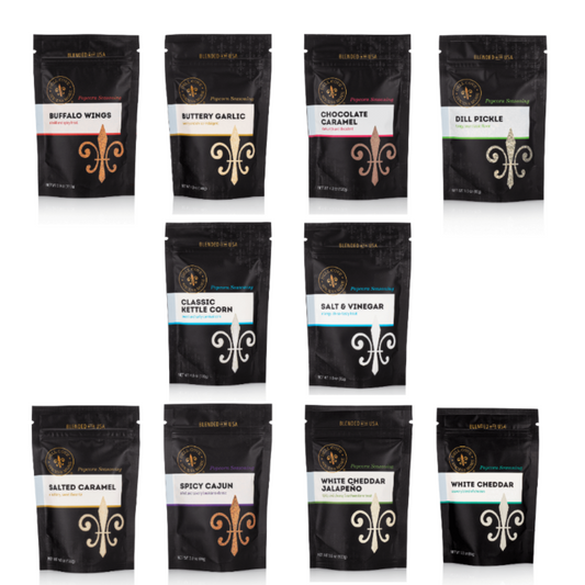 Deluxe Popcorn Seasoning Box - 10 Spice Blend Sampler