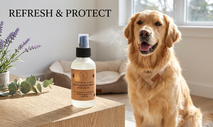 Pet Pampering Gift Box - All Natural Pet Wellness Kit, Soothing Balms & Herbal Coat Powder
