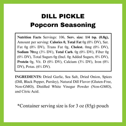 Dill Pickle Popcorn Seasoning