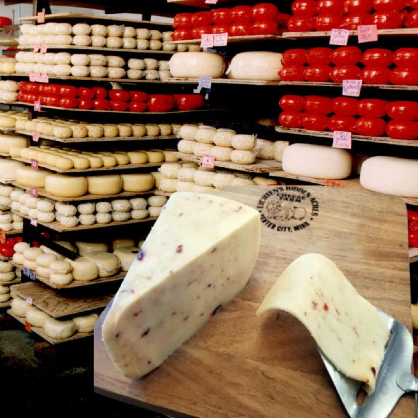 Eichtens Cranberry Chipotle Pepper Gouda Cheese