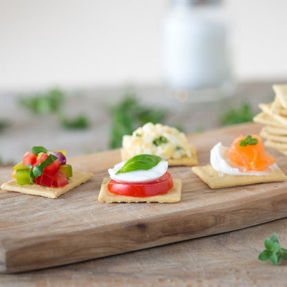 Organic Einkorn Sourdough Everything Crackers