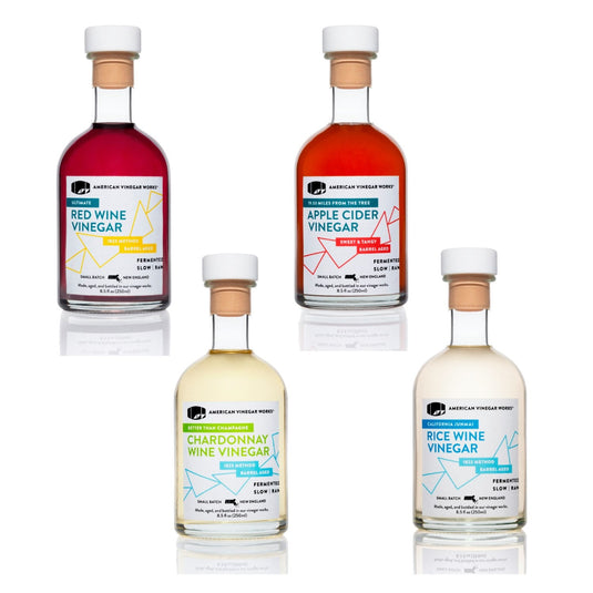 Essential Kitchen Vinegars Four Pack by American Vinegar Works