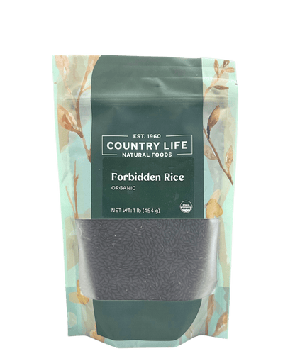 Forbidden Rice, Black, Organic (Black Pearl Rice)