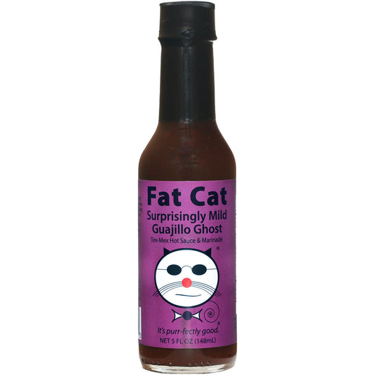 Surprisingly Mild Guajillo Ghost, Hot Sauce from Fat Cat Gourmet Hot Sauces & Specialty Condiments