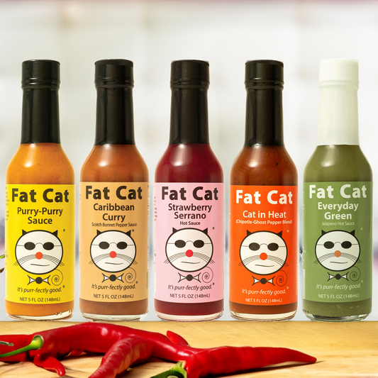 5 Bottle Hot Sauce Sampler Variety Pack