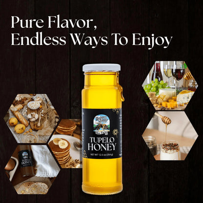 Raw Tupelo Honey — 12.5 oz | Certified Glyphosate Residue Free