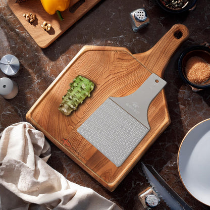 Fresh Japanese Wasabi Root + Steel Shark Grater Bundle