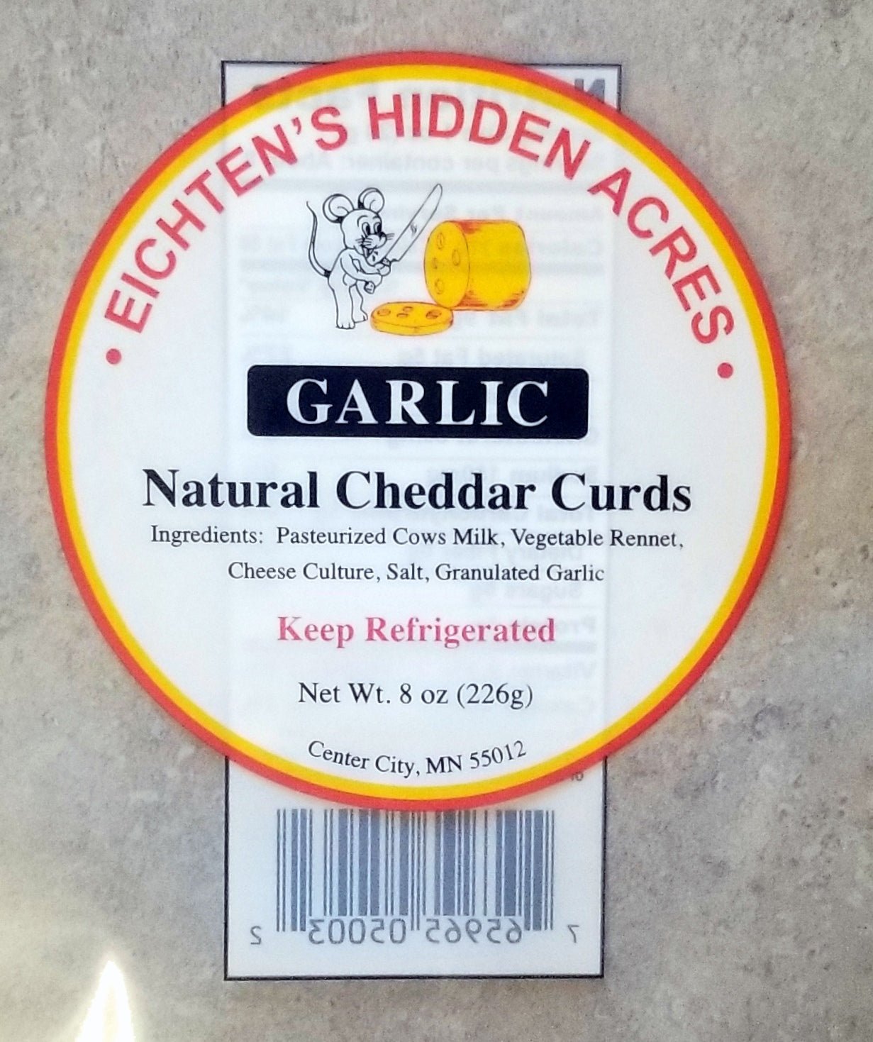 Cheese Curds with Garlic Seasoning