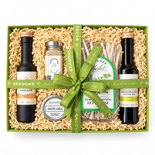 Pasta Delight Gift Basket by Seasons Olive Oil & Vinegar