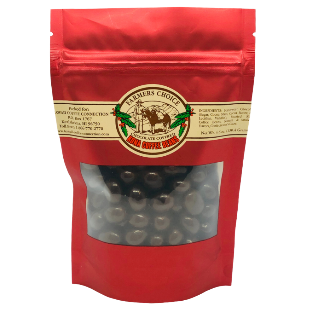 Farmers Choice Chocolate Covered Kona Coffee Beans