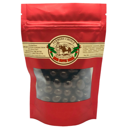 Farmers Choice Chocolate Covered Kona Coffee Beans