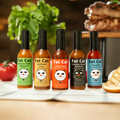 Heat-Seeking Inferno 5 Bottle Hot Sauce Bundle