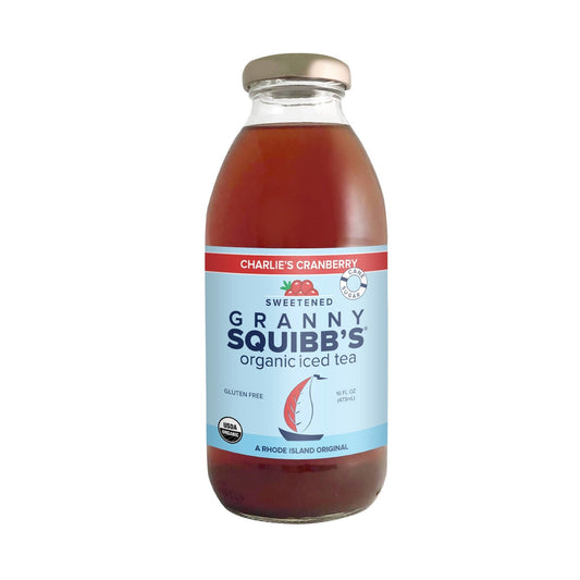 Charlie's Cranberry Organic Iced Tea Bottles - 12 x 16oz by Granny Squibb’s