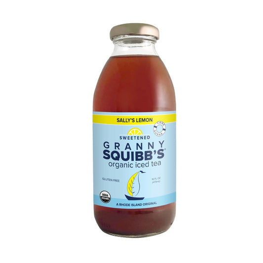 Sally's Lemon Sweetened Organic Iced Tea - 12 x 16oz by Granny Squibb’s