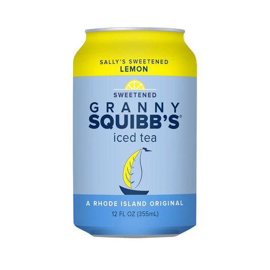 Sally's Lemon Sweetened Organic Iced Tea - 12 Cans x 12oz by Granny Squibb’s