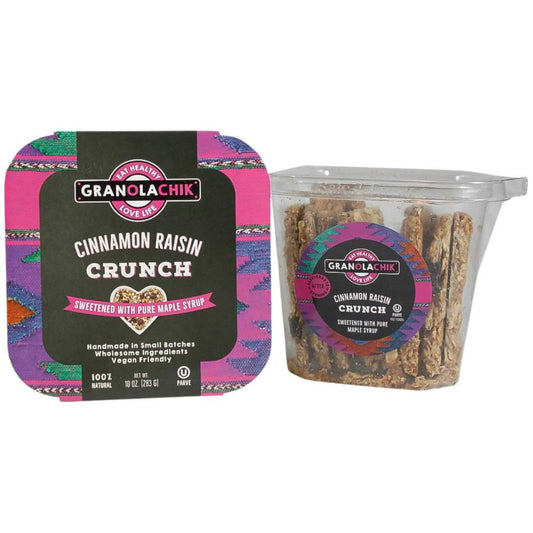 Cinnamon Raisin Crunch Containers - 6 containers x 10oz by Granola Chik