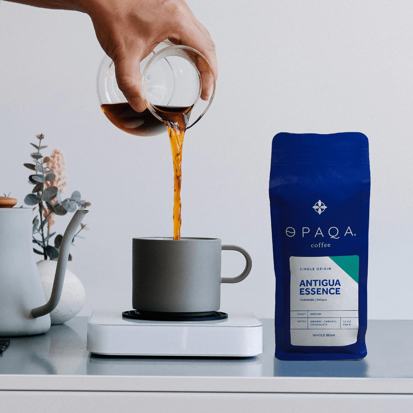 Guatemalan Single-Origin Coffee, Opaqa Antigua Essence