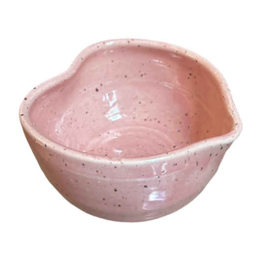 Handcrafted Heart-Shaped Matcha Bowl