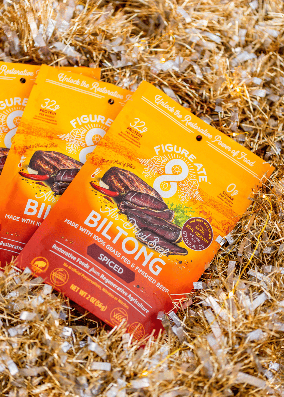 Spiced Grass Fed & Finished Beef Biltong