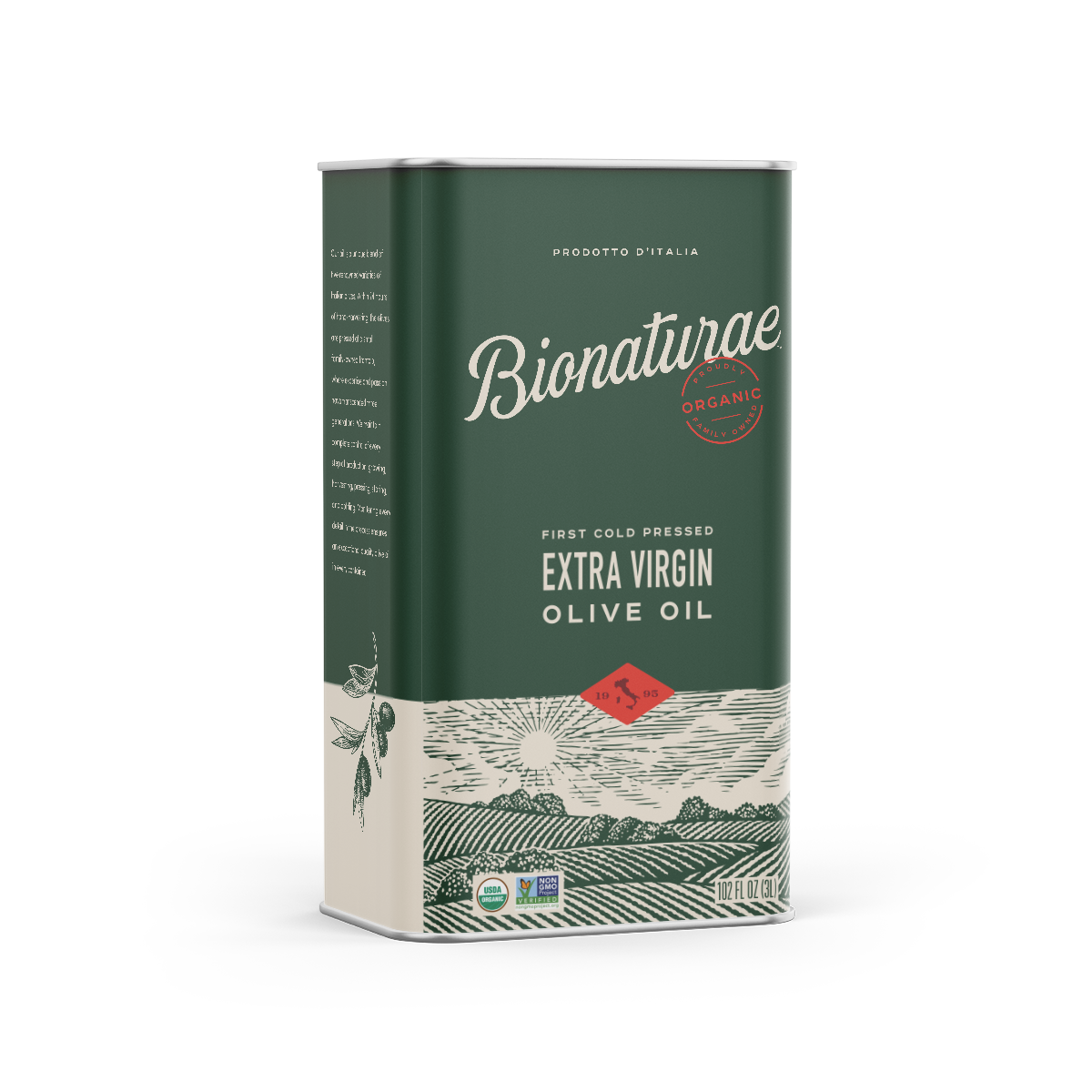 Organic Extra Virgin Olive Oil, 3L