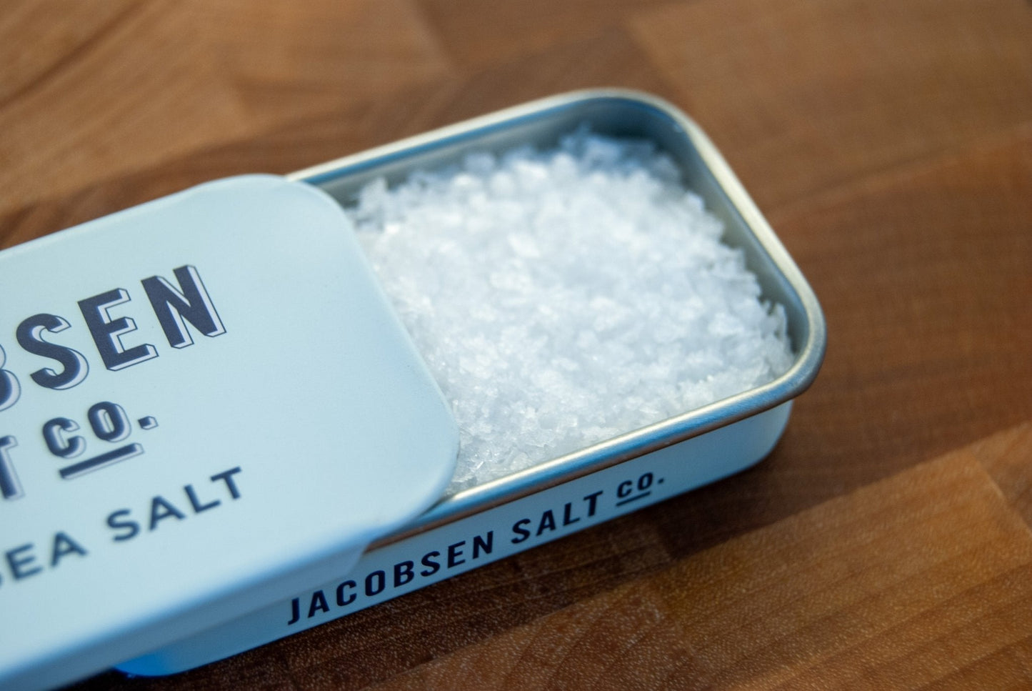 Jacobsen Flaky Sea Salt Slide Tin