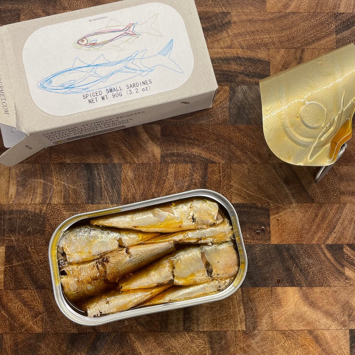 Spiced Small Sardines in Olive Oil