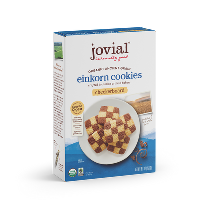 Organic Einkorn Checkerboard Cookies