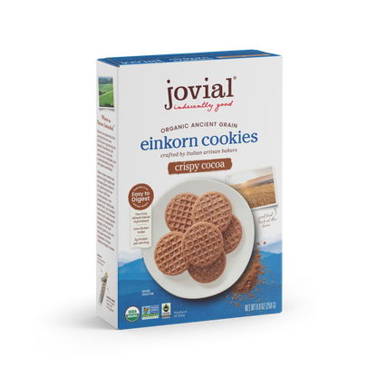 Organic Einkorn Crispy Cocoa Cookies