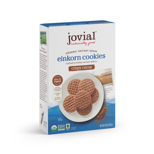 Organic Einkorn Crispy Cocoa Cookies