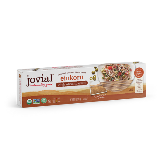 Organic Einkorn Whole Wheat Spaghetti
