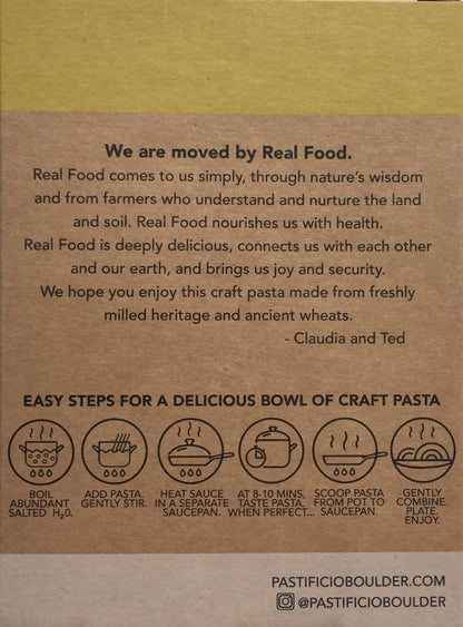 GARGANELLI - Heritage and ancient wheat pasta boxes - 12 boxes x 8oz