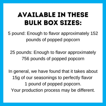 Kettle Corn Popcorn Seasoning