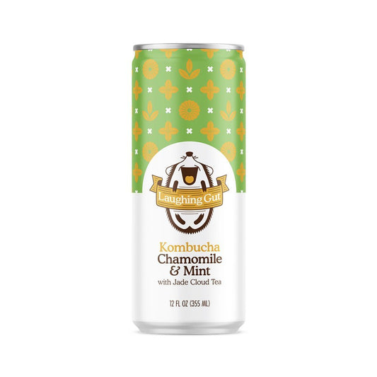 Laughing Gut Kombucha Chamomile & Mint Cans - 12 Cans