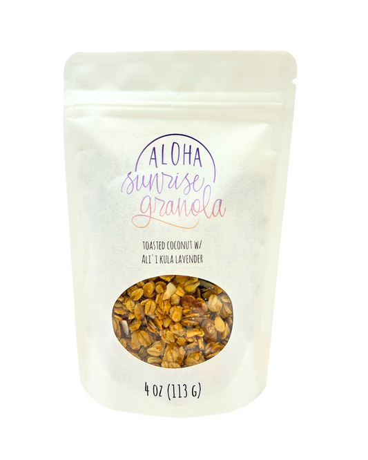 Aloha Sunrise Granola - Toasted Coconut w/ Ali'i Kula Lavender