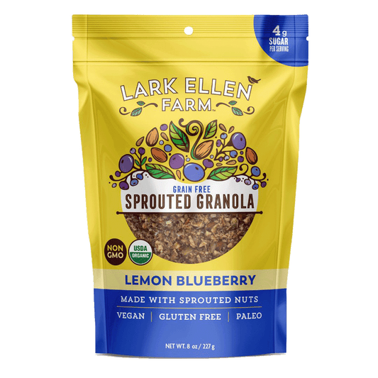 Lemon Blueberry Sprouted Granola (Grain-Free)