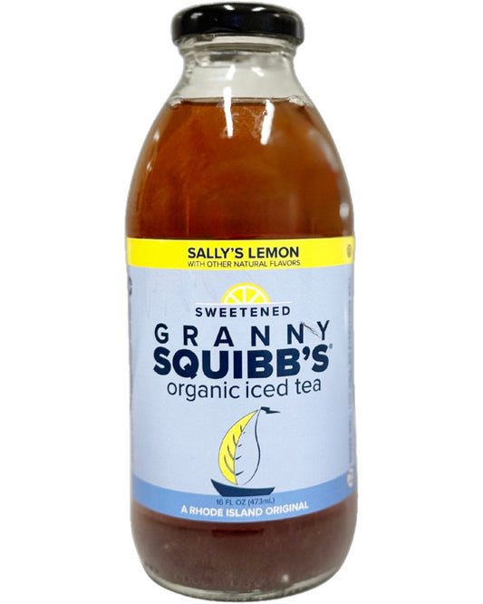 Sally's Lemon Sweetened Organic Iced Tea 12 Pack Bottles