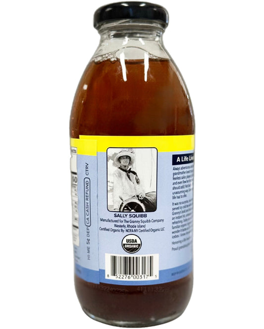 Sally's Lemon Sweetened Organic Iced Tea 12 Pack Bottles