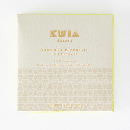 Lemongrass Dark Milk Chocolate Bar